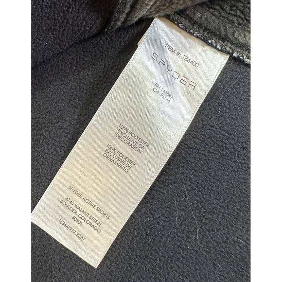 SPYDER Men's Outbound 1/2 Zip Midweight Core Pullover Sweater Men’s XL Gray - Picture 4 of 8